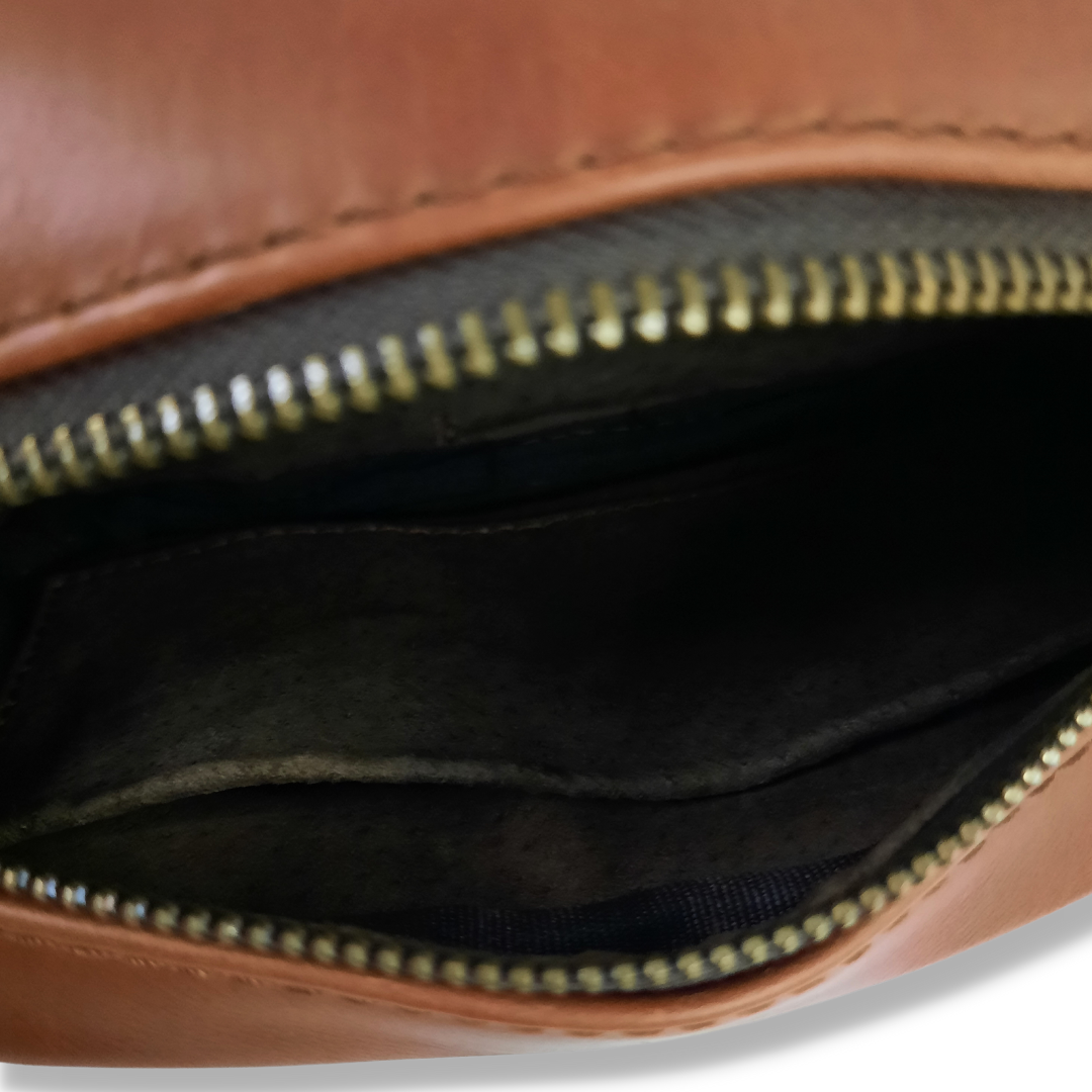 Neceser Executive de Piel. Caramel