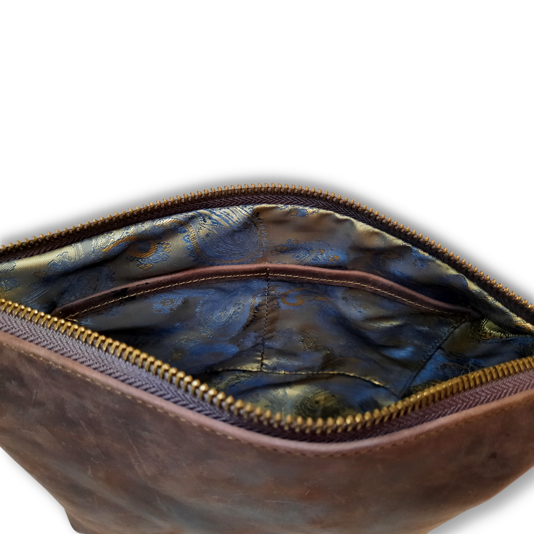 Bolso Crossbody Weekend Piel. Chocolate Hair