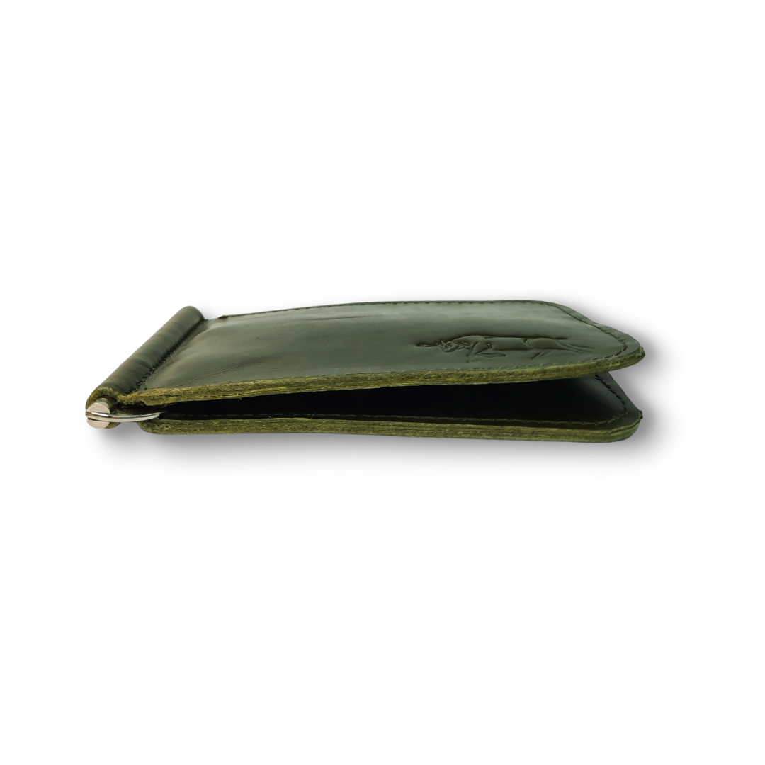 Cartera Slim Clip de Piel