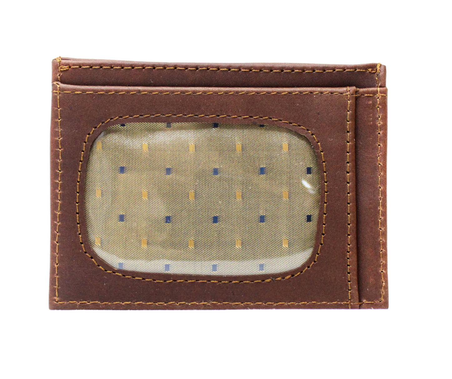 Tarjetero Deluxe De Piel. Caramel Toasted.