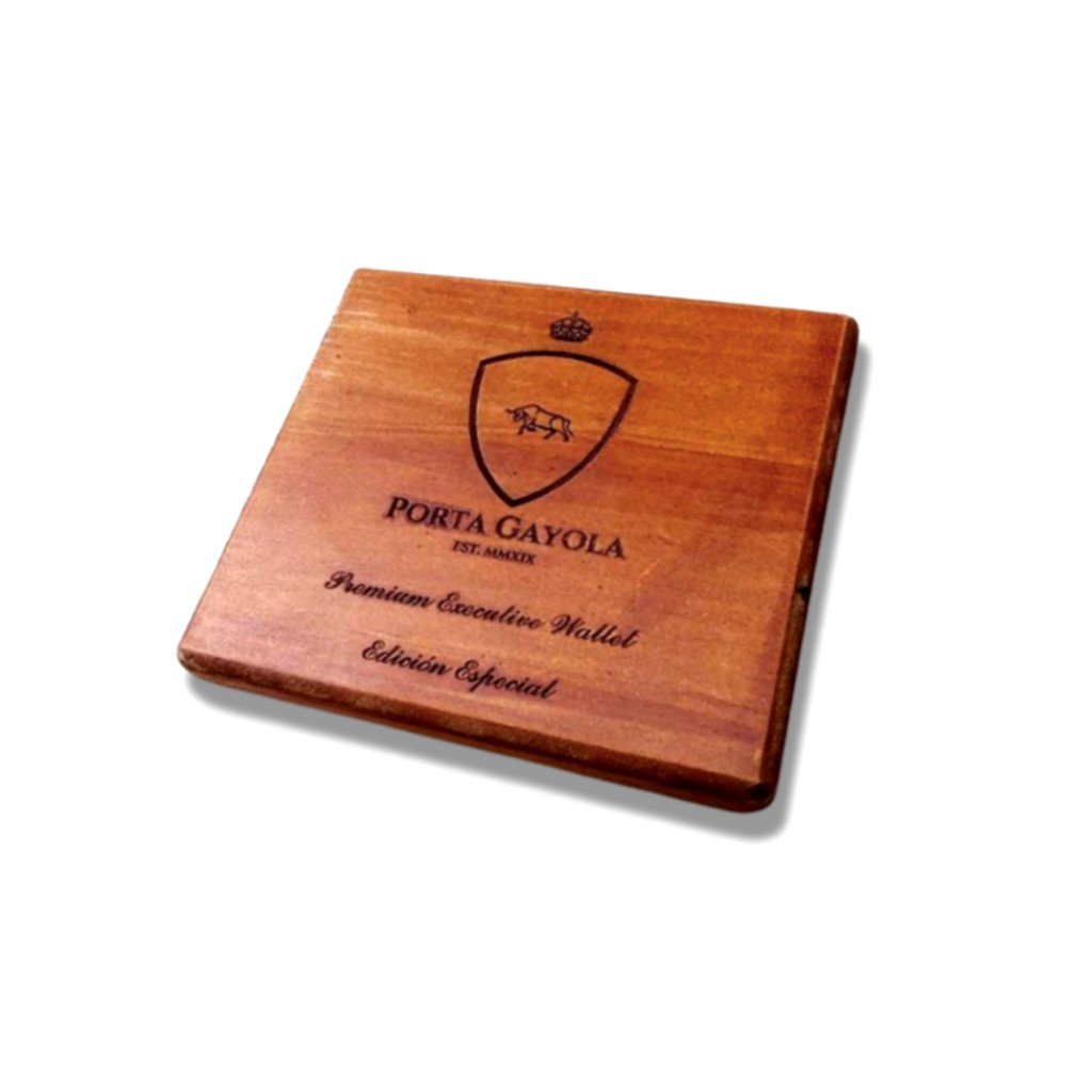 Estuche premium de madera. Chico (Individual)