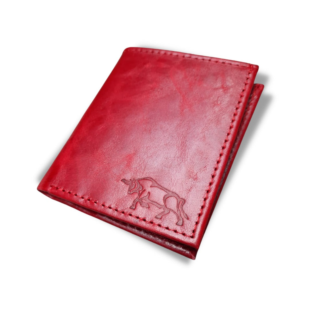 Cartera Bifold De Piel.