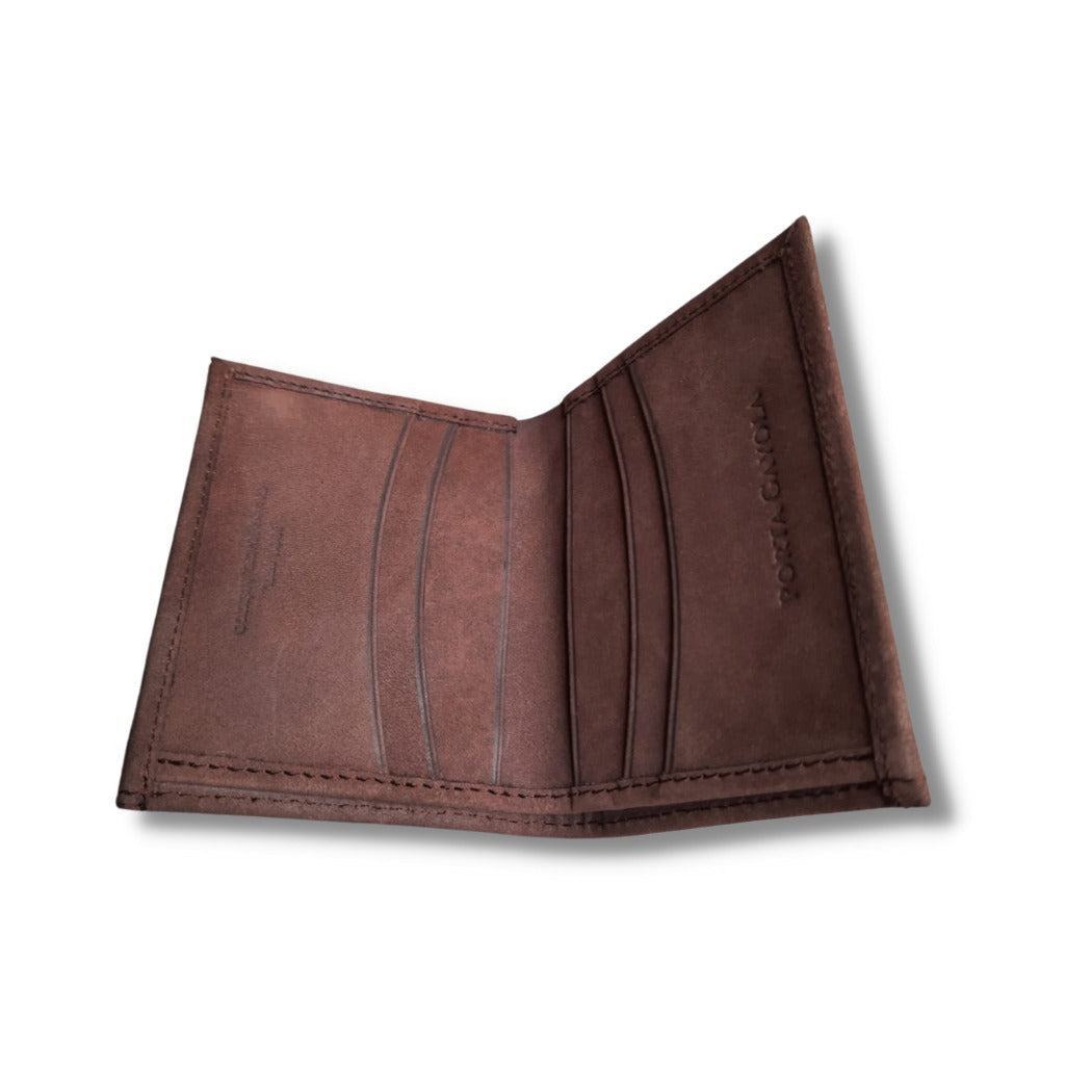 Cartera Bifold De Piel.