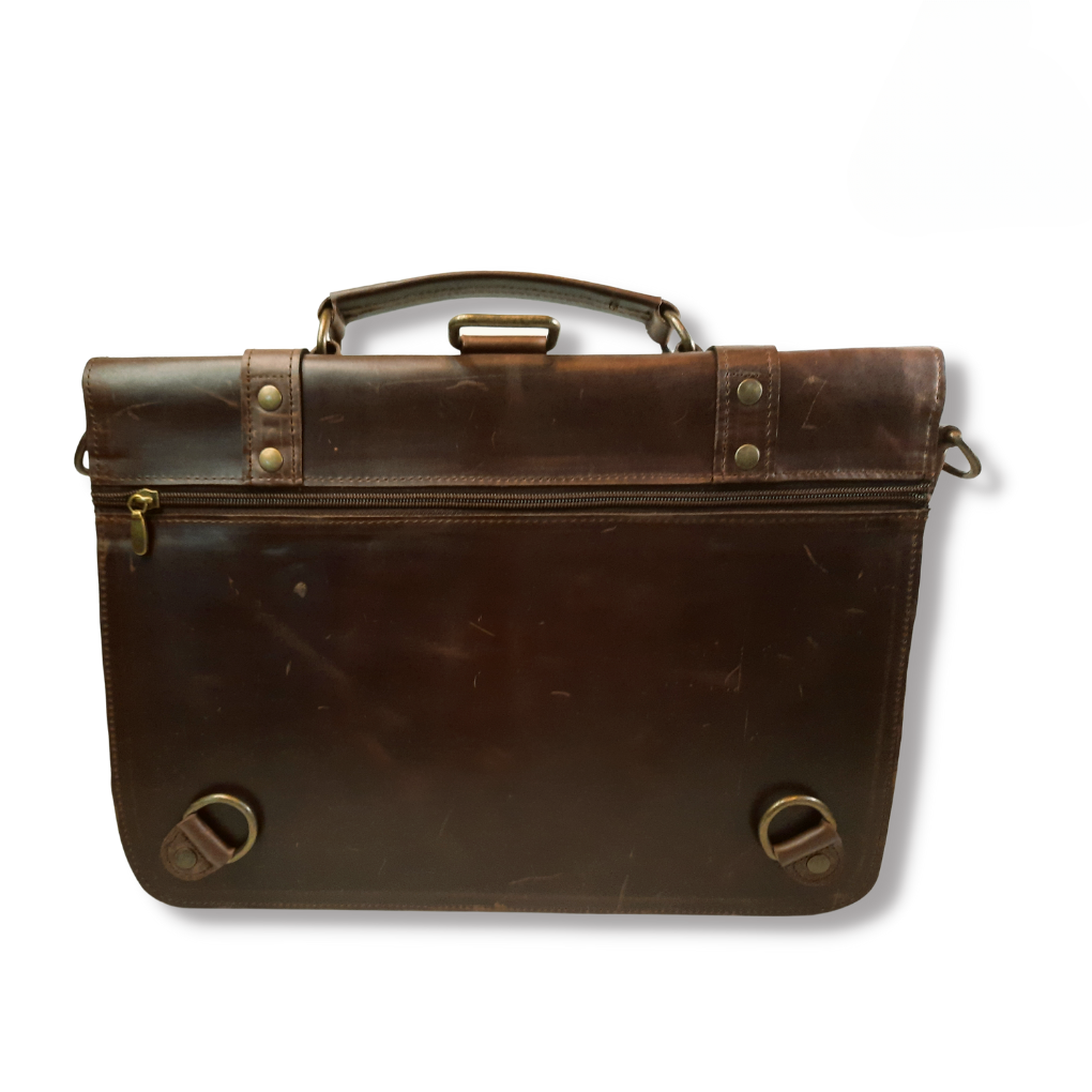 Maletin Vintage De Piel.