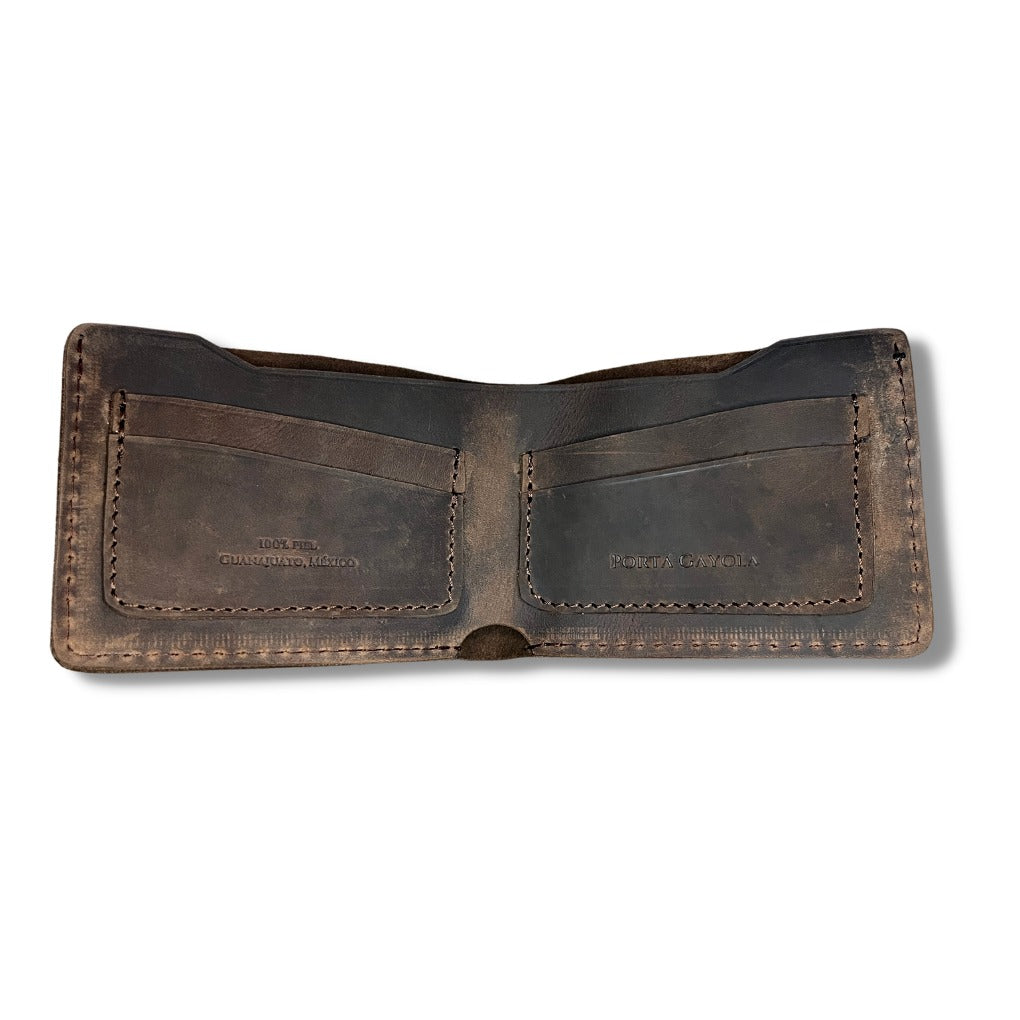 Cartera Vintage De Piel