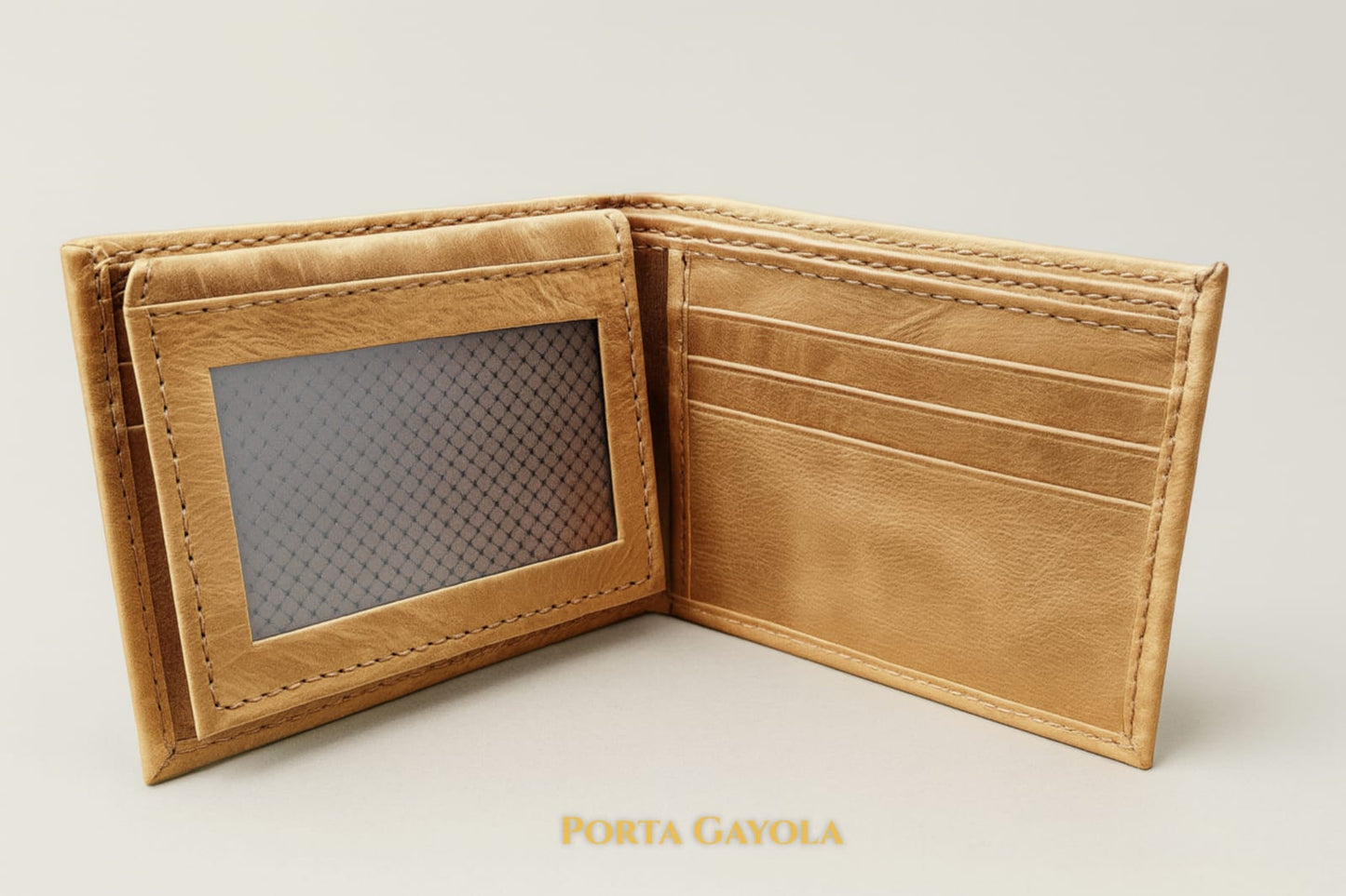 Cartera Triple Classic Concept De Piel