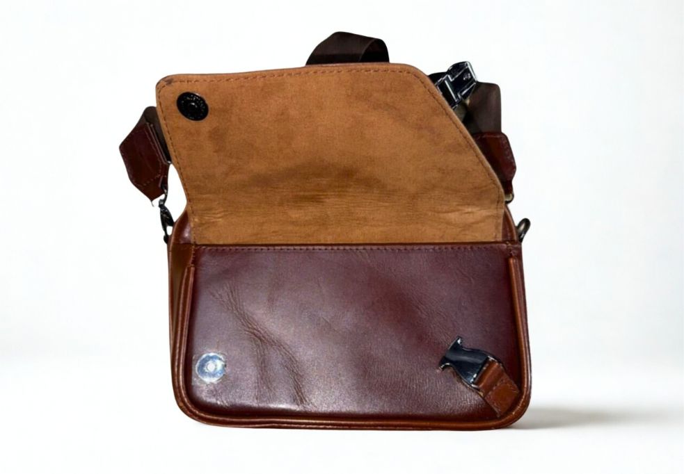 Bandolera Deluxe. Exótico Cocodrilo. Manimalist.