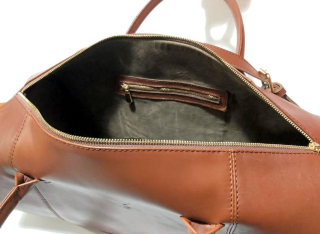 Maleta Deluxe. Duffle Bag de Piel