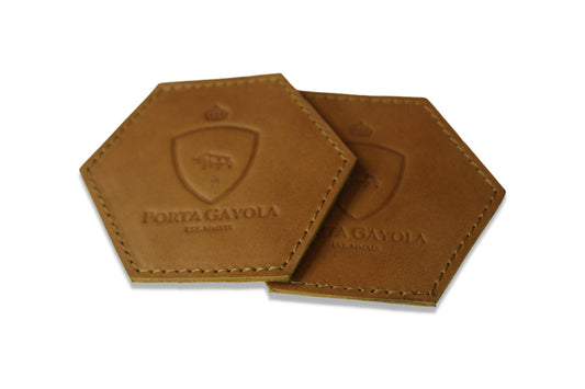 Porta Vasos de Piel.