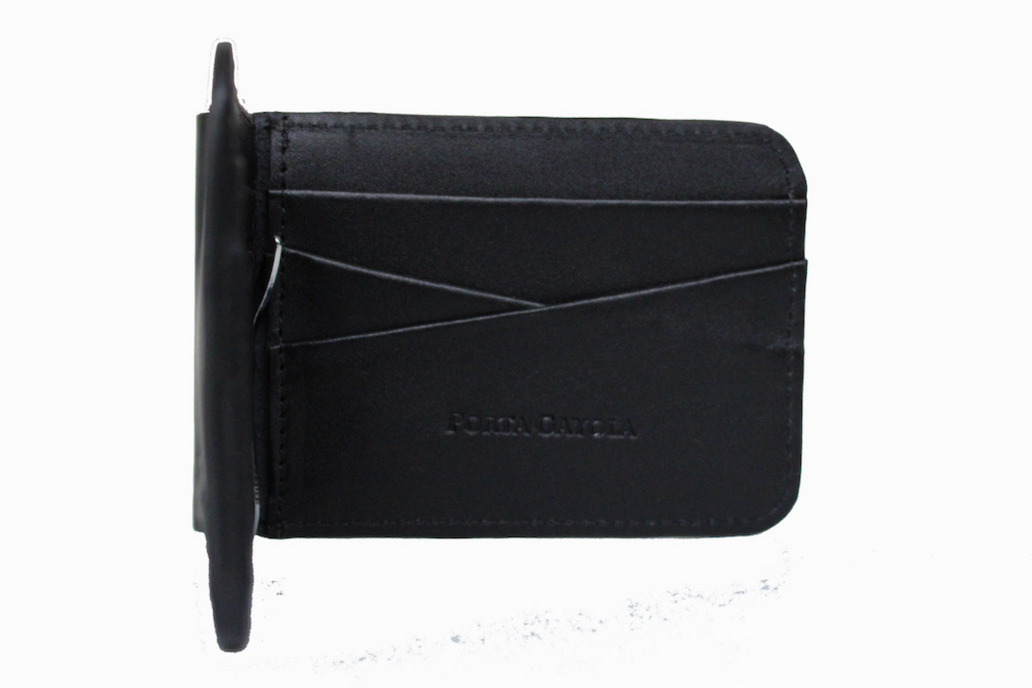 Cartera Slim Clip de Piel