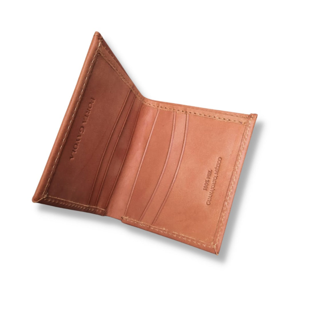 Cartera Bifold De Piel.