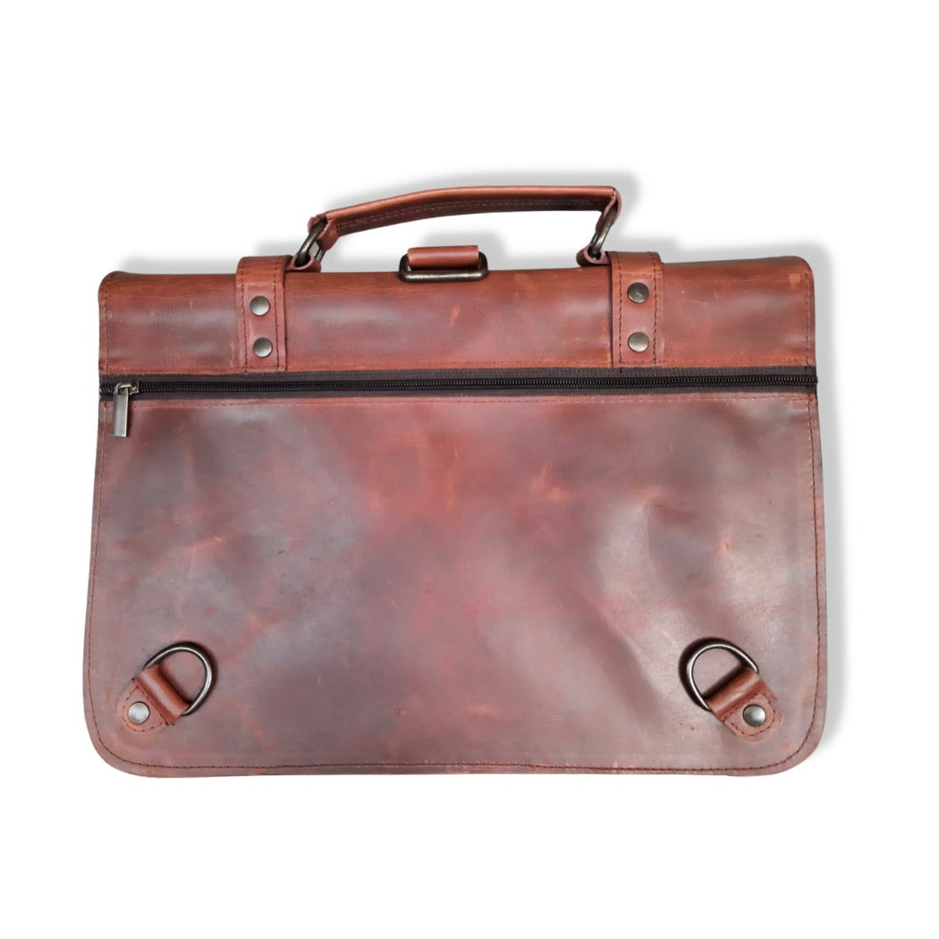 Maletin Vintage De Piel.