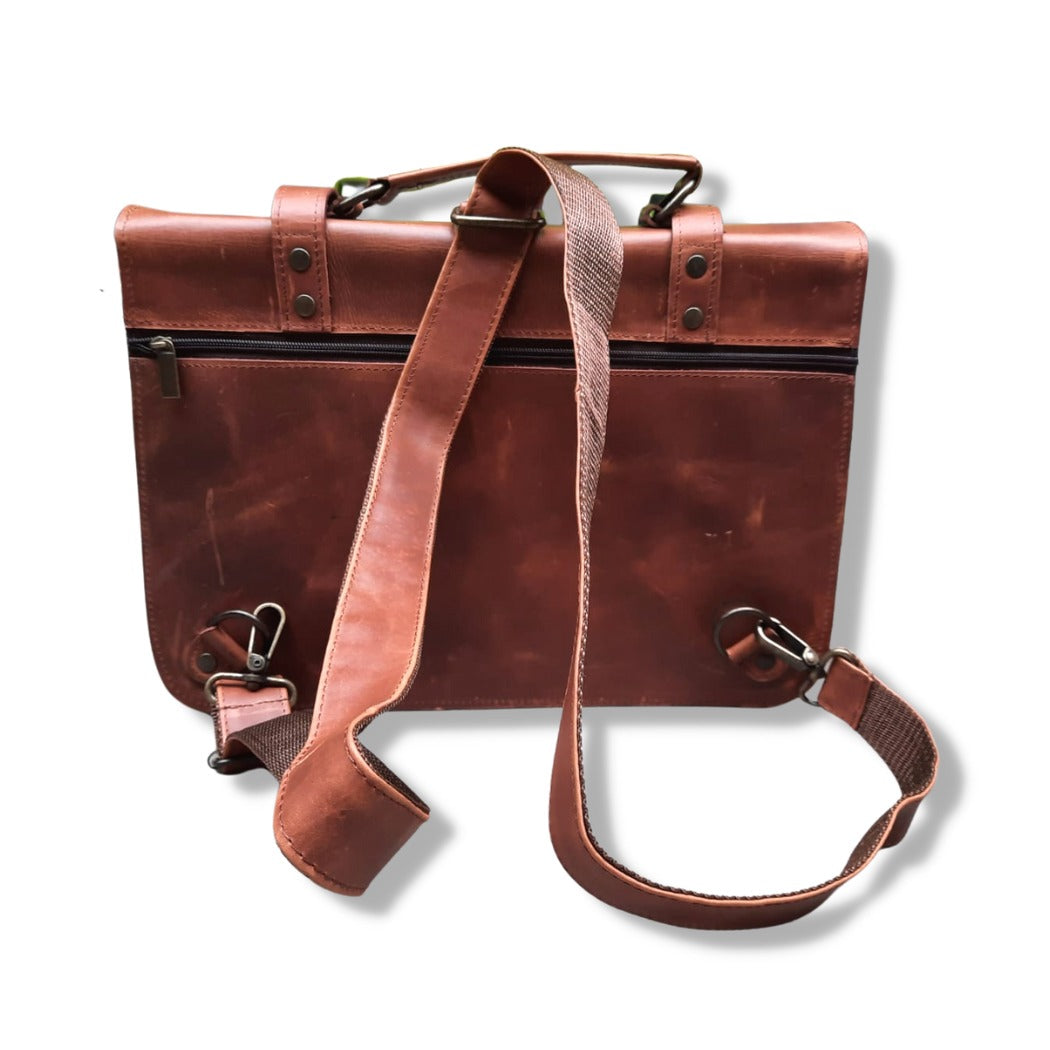 Maletin Vintage De Piel.