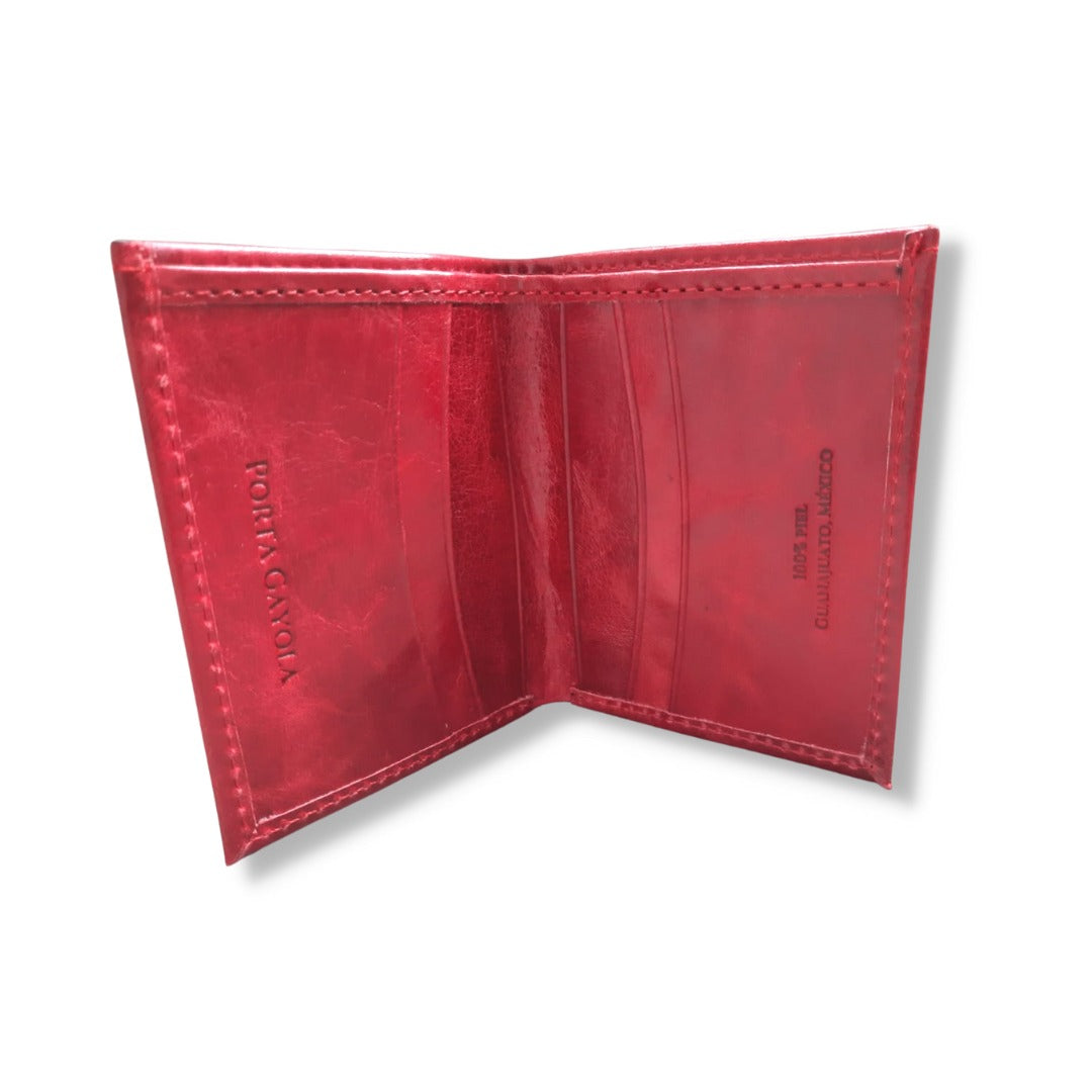 Cartera Bifold De Piel.